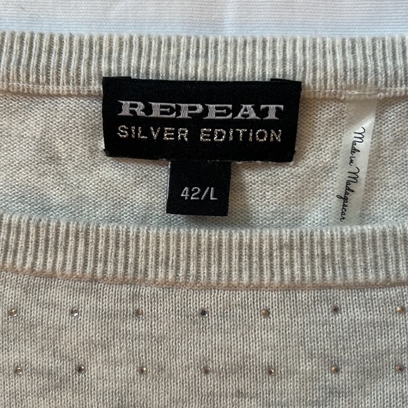 Euc repeat silver edition sweater with sparkles - Picture 2 of 3